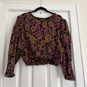 Floral Patterned Women's Top